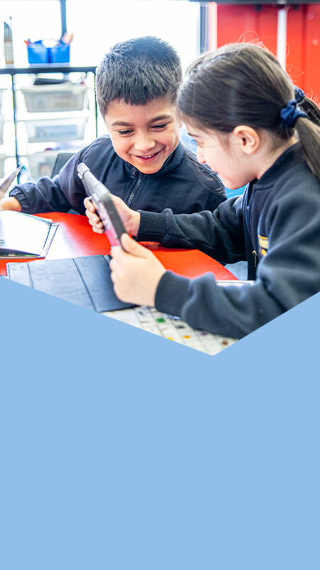 Students learning together in the classroom at St Mary's Primary School Rydalmere